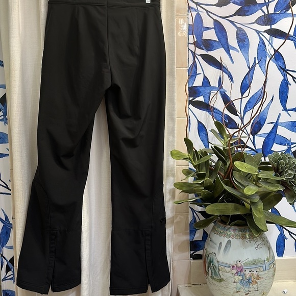 AFRC Boulder Gear Black Ski Pants Fleece Lined Women's Size 10 Regular Ankle Zip - Picture 6 of 9